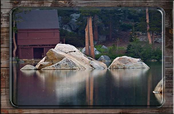 One of the final framed images