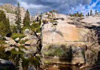 A hidden pool in the Sierras called “Enchanted.”