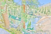 Enchanted pool - an artistic rendering