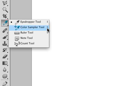 Selecting the Color Sampler Tool